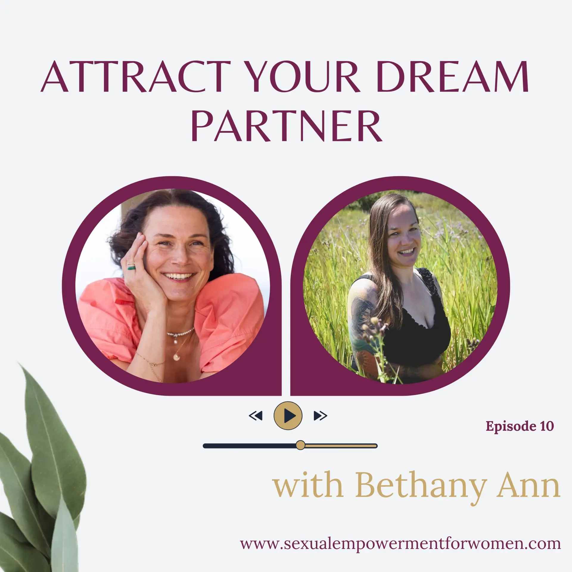 Sexual Empowerment for Women podcast cover with Bethany Ann