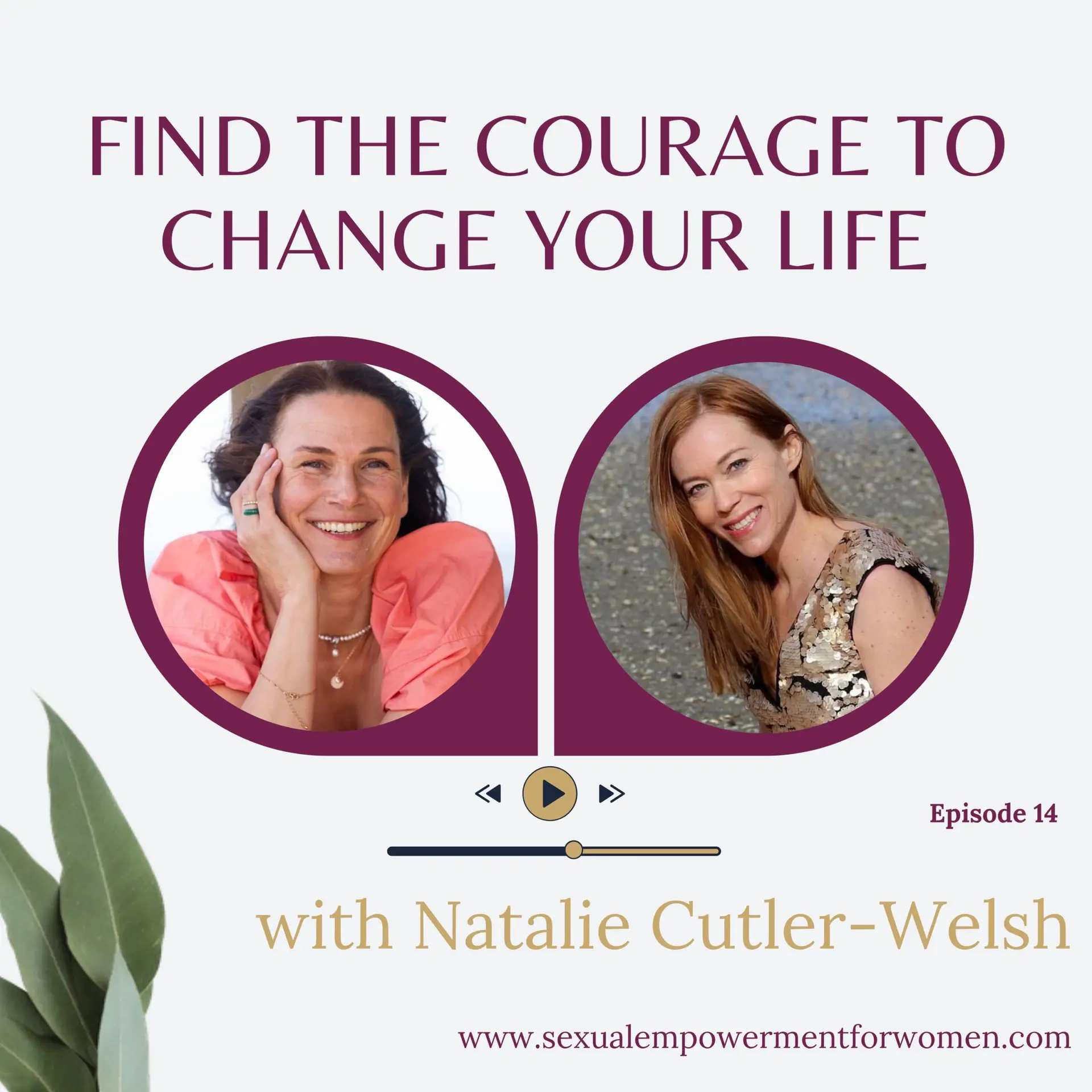 Sexual Empowerment for Women podcast cover with Natalie Cutler-Welsh